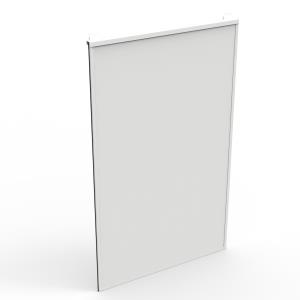 Flexible Side Wall Hpl - 300 X 2422mm - White