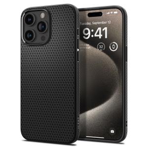 iPhone 15 Pro Max Case 6.7in Liquid Air Black