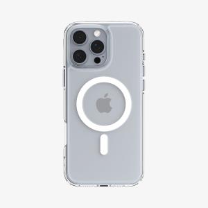 iPhone 16 Pro Case Crystal Hybrid MagFit White