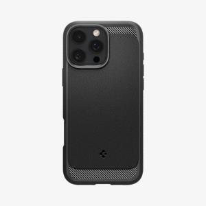 iPhone 16 Pro Case Rugged Armor MagFit Matte Black