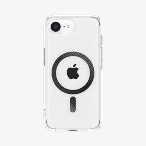 iPhone 16e Ultra Hybrid Case MagFit Clear Carbon Fiber
