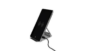 Wireless Charging Stand Qi 15w - Delta Black Silver