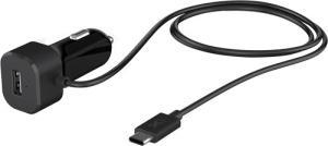 Power Car-plug USB-c Black