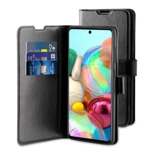 Samsung Galaxy A71- - Gel - Wallet Case - Black