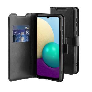 Samsung A02 Gel Wallet Case Black