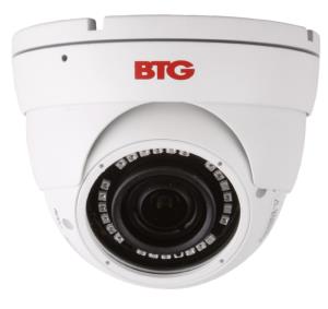 Ir Varifocal Eyeball Camera - Btg-n1509irodva/w - 5mpix 2592x1944 H.265 Cmos - White - Rj45 Ethernet Poe